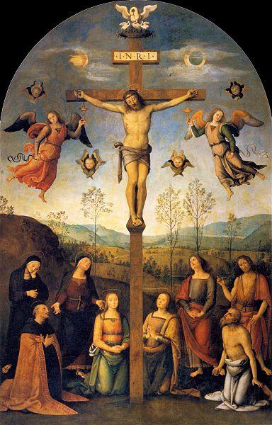 Pietro Perugino Crucifixion Norge oil painting art